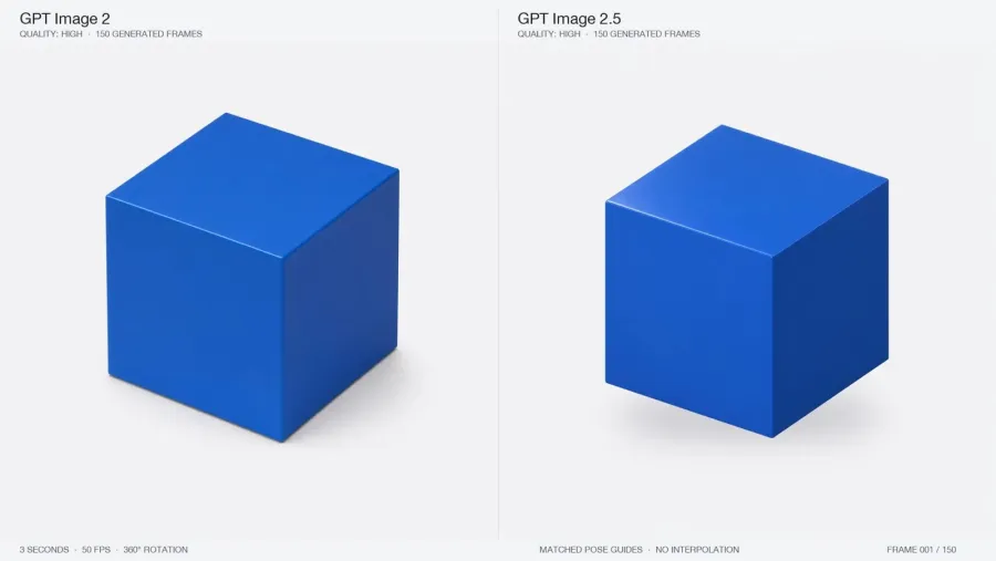 Multi-turn consistency — GPT Image 2.5 feature preview