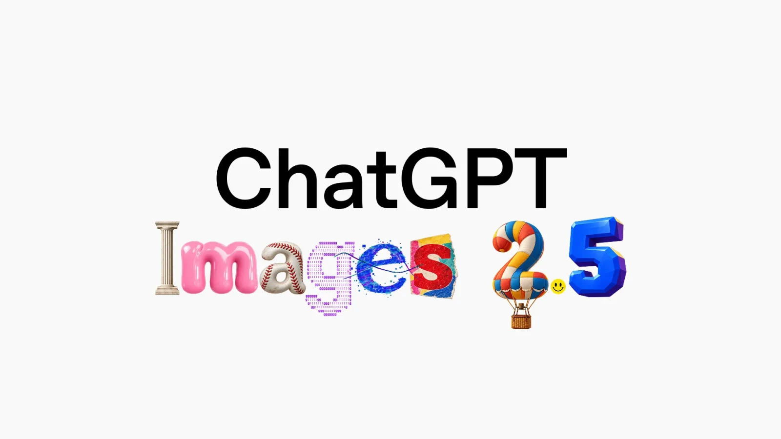 GPT Image 2.5 announcement key visual from OpenAI